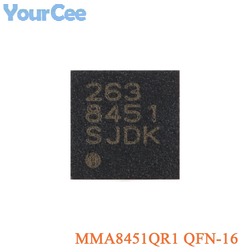 10pcs/2pcs MMA8451QR1 QFN-16 MMA8451 Triaxial High Performance Digital Accelerometer Chip IC Integrated Circuit