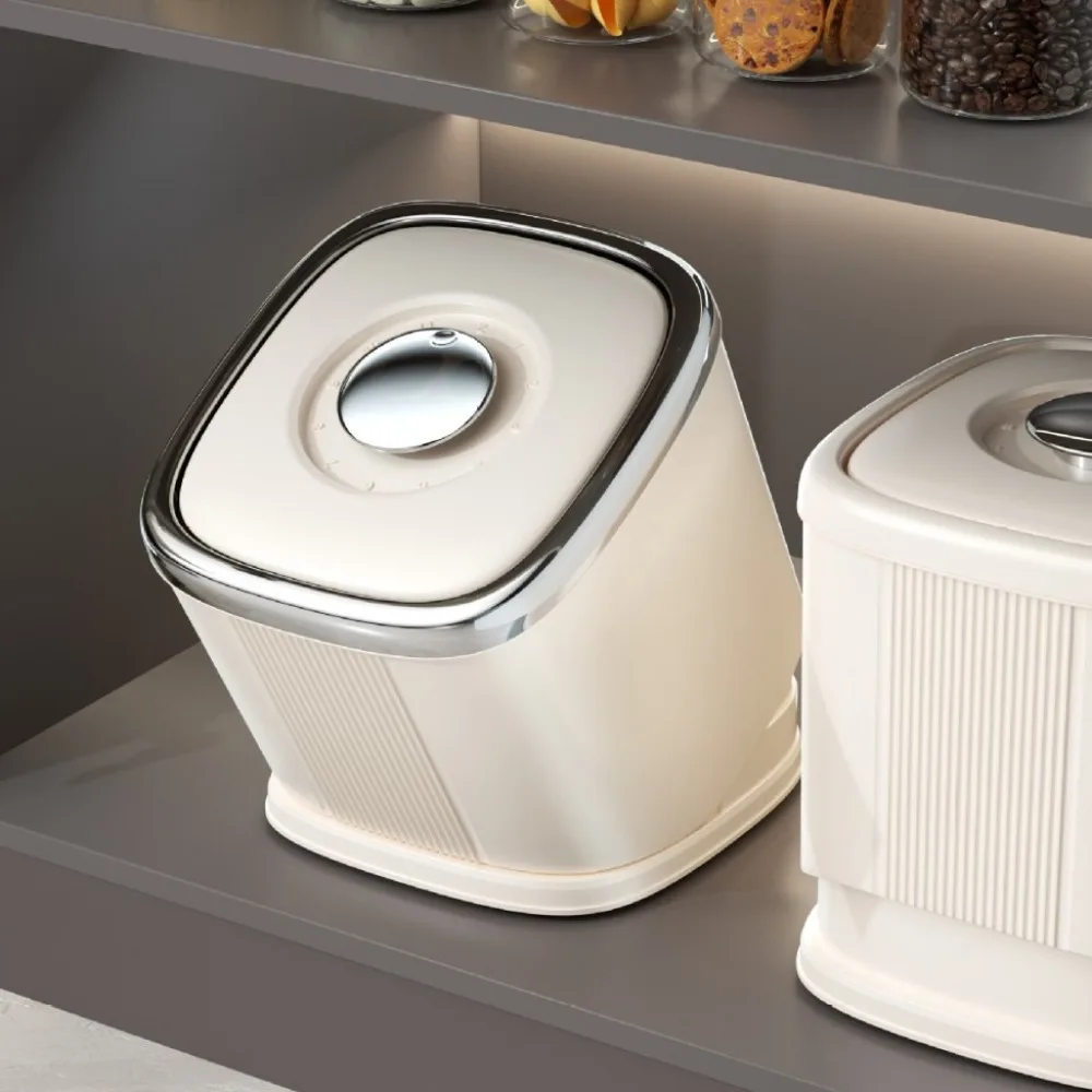 

Ведро для хранения риса 6 кг, пищевая защита от насекомых, ящик для хранения риса, резервуар для хранения, хронограф, циферблат с мерным стаканчиком, герметичный ящик для хранения