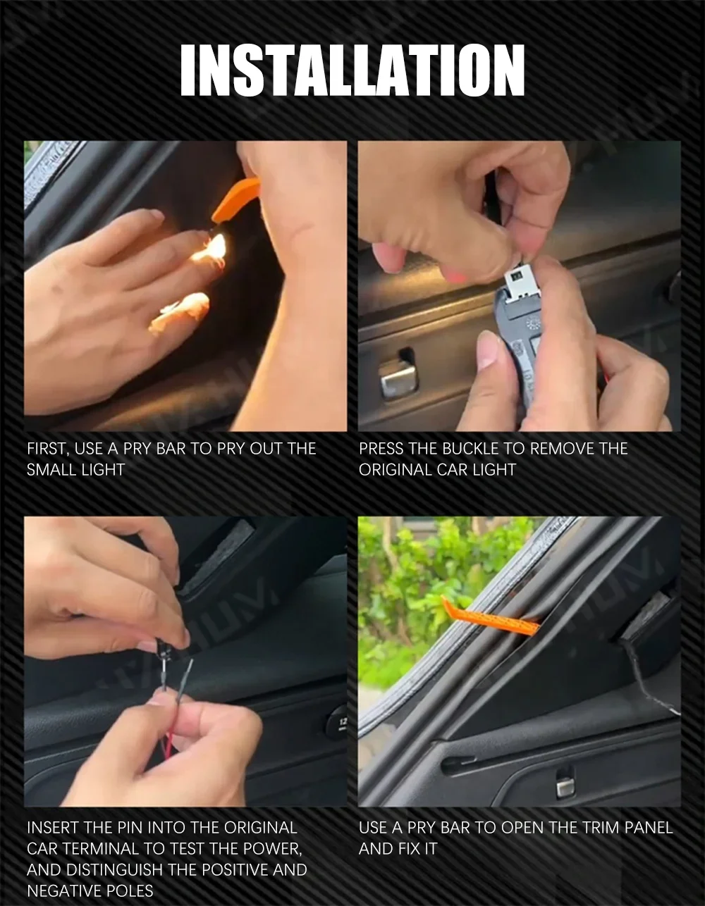 SUV Dynamische Mobile Kofferraum-Lichtleiste 400cm Flexible RGB Neon-Atmosphärenbeleuchtung 12V APP-gesteuertes Umgebungslicht – Detail 15