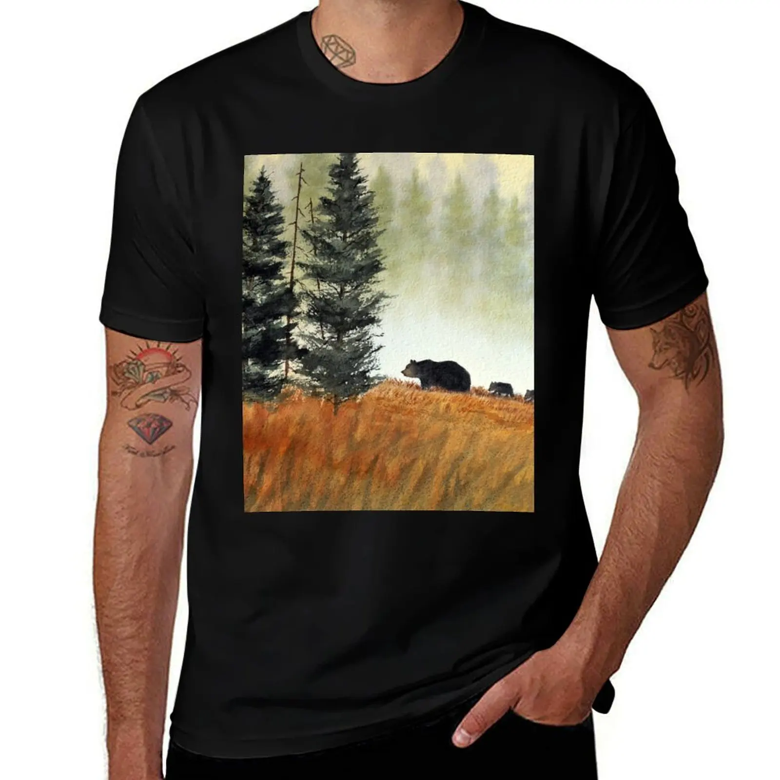 Roaming Bears In West Virginia T-Shirt man t shirt graphic T-Shirt