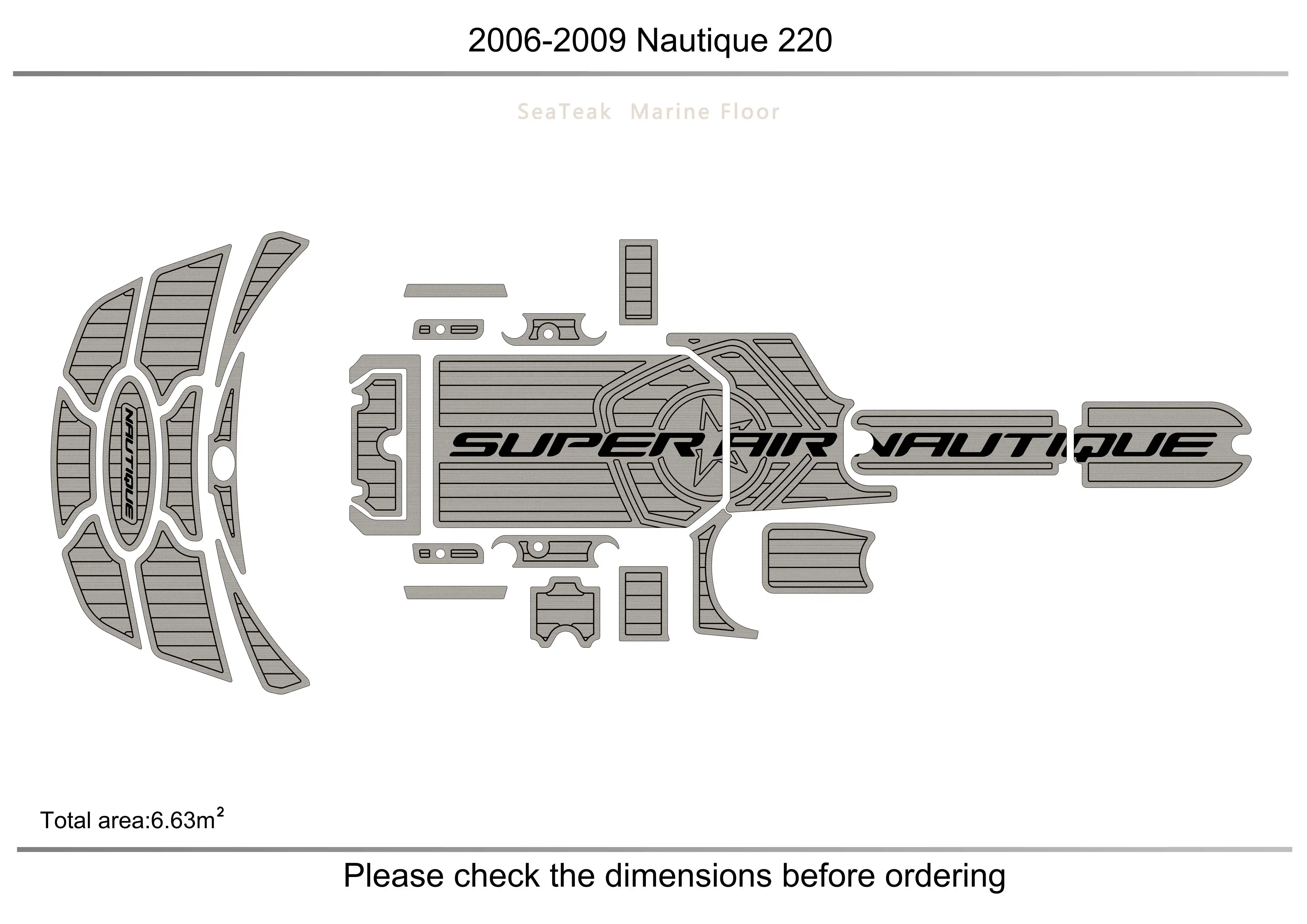 2006-2009 Nautique 220 Cockpit Swimming platform1/4