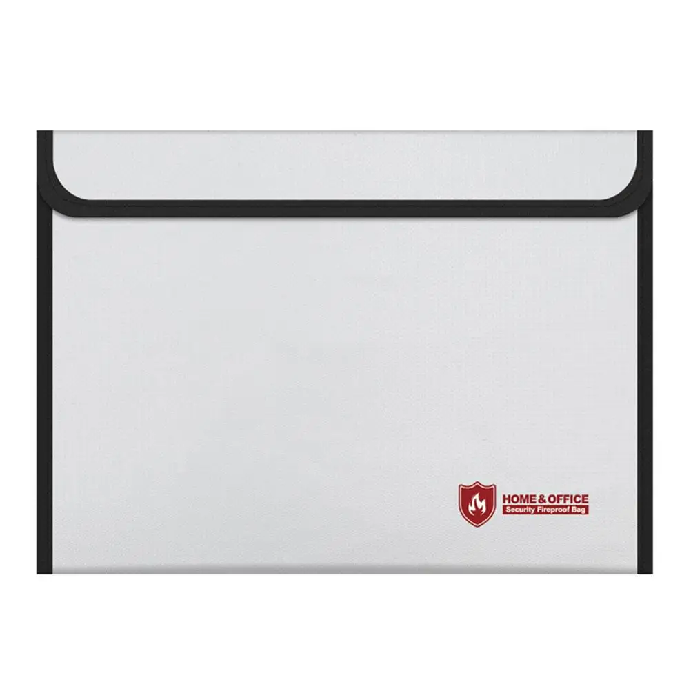 Fireproof Bag Safe Storage Document Waterproof Documents Security Safety File Bags Office and Folder