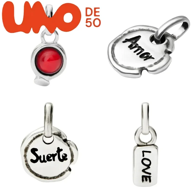 

Одиночный кулон можно носить в соединении с ожерельем. Доступная роскошь: UNOde50 Посеребренный S925 и позолоченный 14K 2025 г.