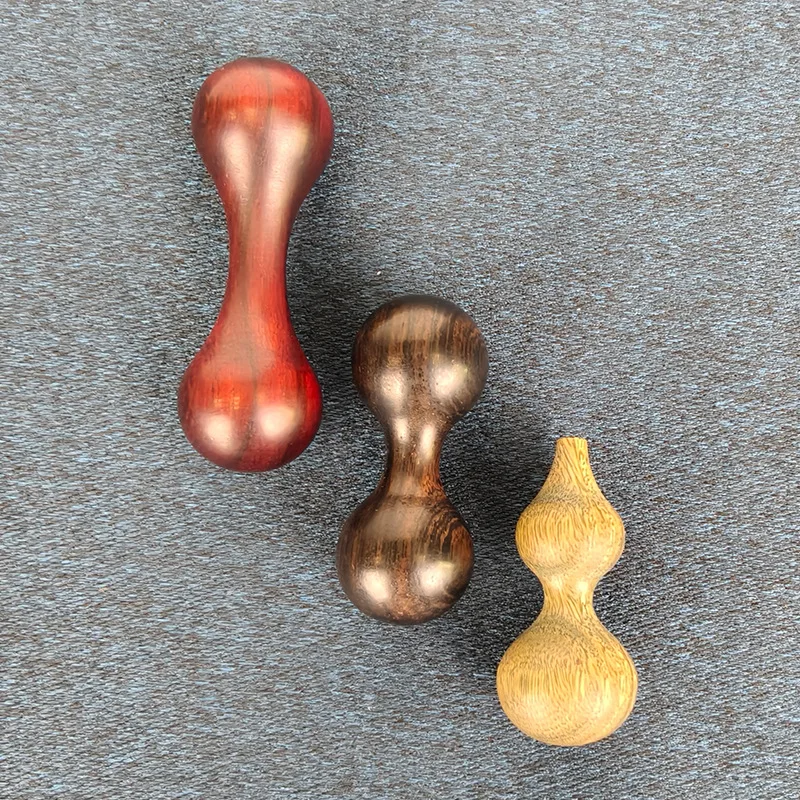 Rosenholz-Kürbis-Fingerübungsstück, weiches Kürbis-Sandelholz-Handstück, rotes Sandelholz-Kürbis-Fingerspitzen-Hantel-Übungsstück