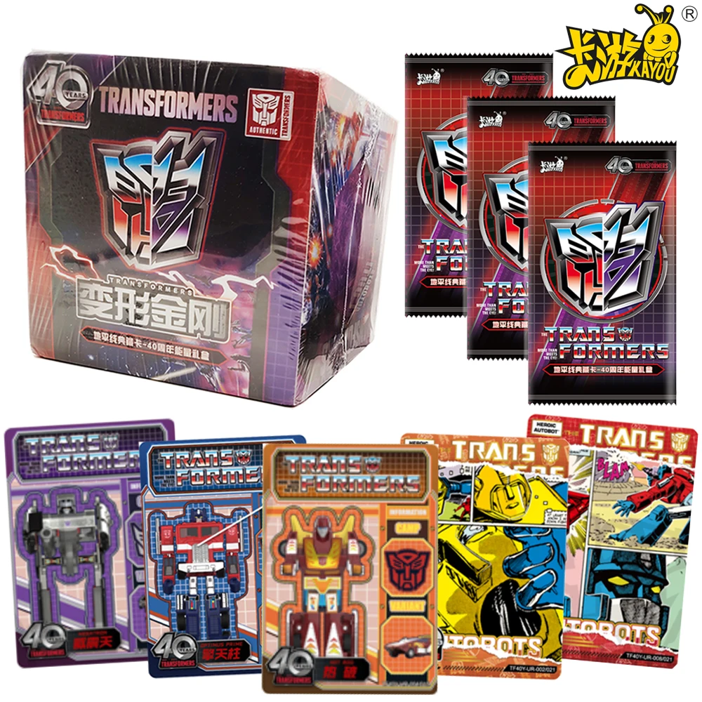 

Оригинальная коллекционная карта Kayou Transformers, детская как научная фантастика, экшн-фильм, карта с персонажами для мальчиков и девочек, подарок для хобби