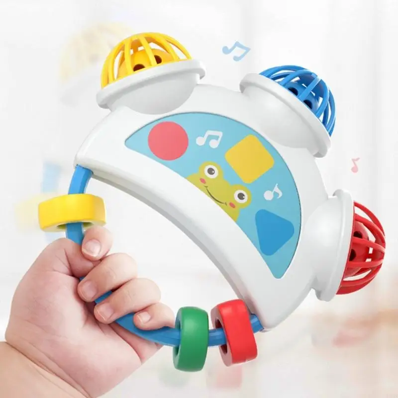 090B Baby Rattle Toy Musical Instrument Musical Phone Sensory Toy Newborns Gift Musical Shaker Phone Guitar Piano Car