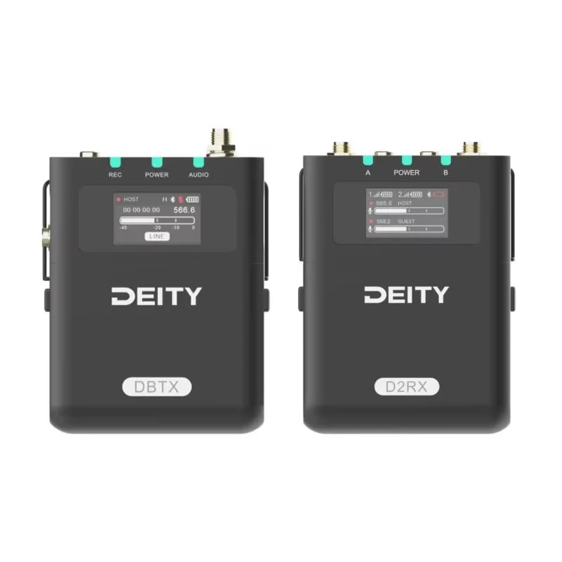 DEITY THEOS Dual Channel Digital U-Band Wireless Microphone 48kHz/32Bit Internal Recording Time Code Microphone