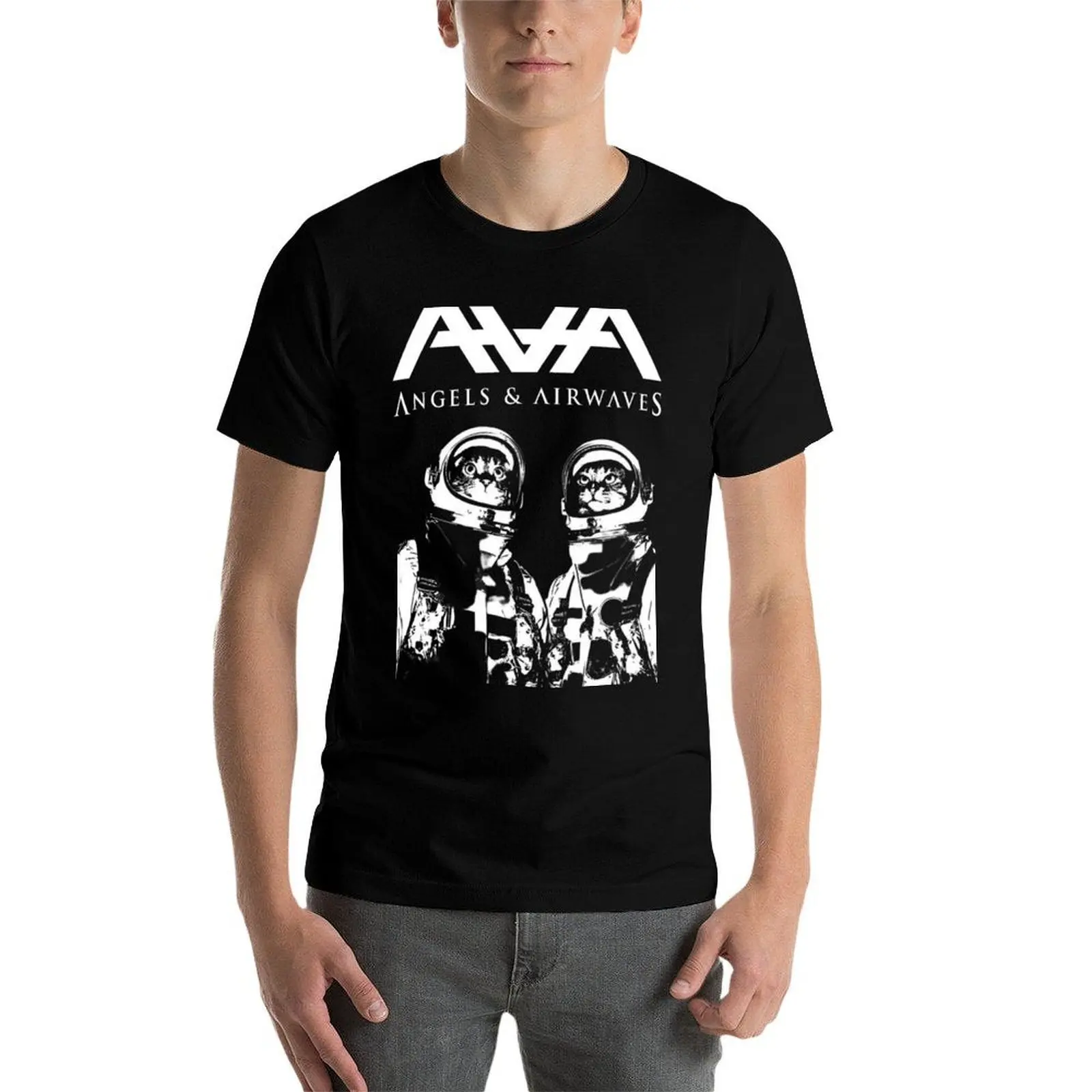 Anges et ondes groupe de Rock T-Shirt homme t-shirts pour hommes décontracté homme T-Shirt été T-Shirt homme designer T-Shirt