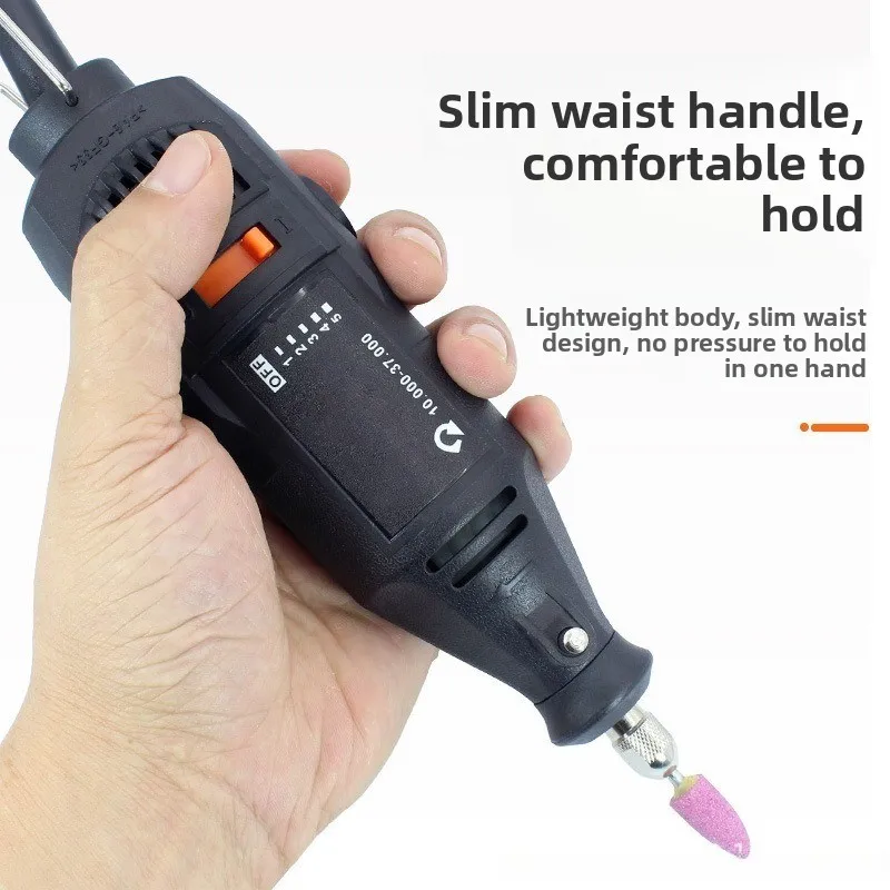 Handheld Mini Electric Grinder, Jade Stone Polishing & Wood Carving Tool, Micro Electric Drill
