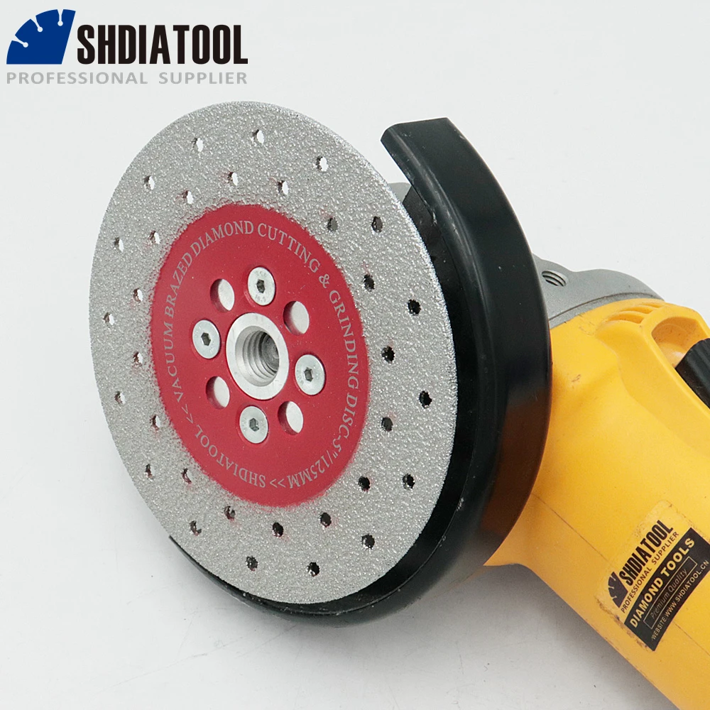 SHDIATOOL Double-sided Diamond Saw Blade 1/2Pcs Concrete Cutting Grinding Disc Granite Porcelain Tile M14 Flange Cutter Plate