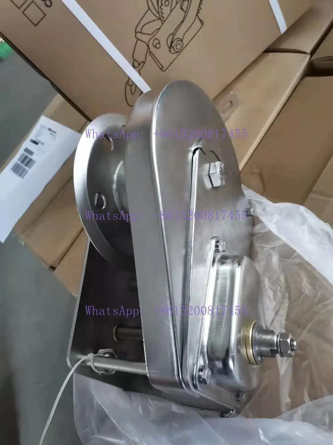 Winch Manufacturer Stainless Steel 304 Brake Hand Winch Hand Crank Winch for Pulling Towing Boat