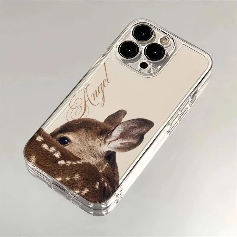 Realistisches Hirsch-Illustrationsmuster Handyhülle für Redmi Note 15 14 13 12 11 10 Pro Plus 4G 5G Redmi 15C 14C 13C 12C 10C Cover