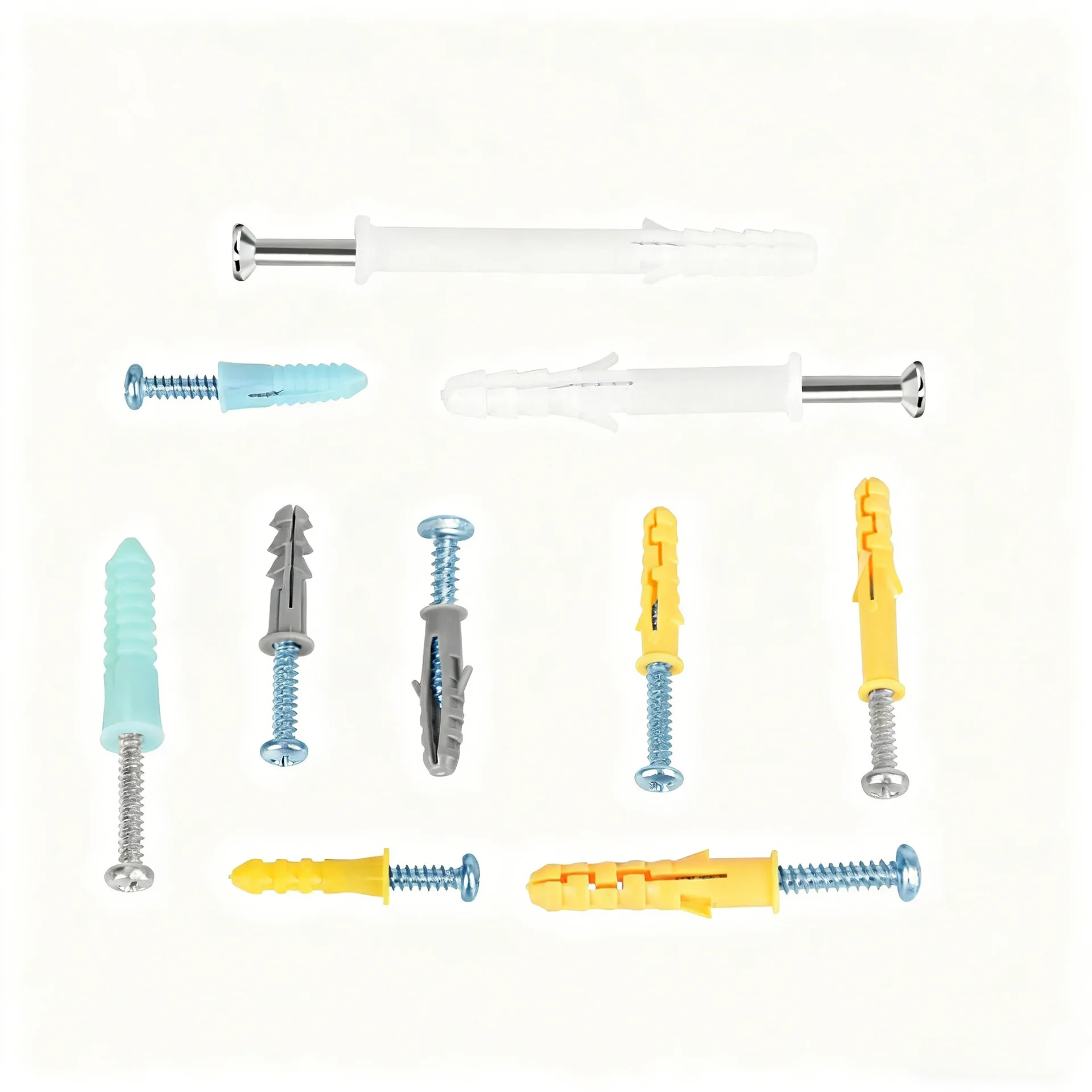 

88-200 шт. саморезов для дерева из нержавеющей стали и пластика, американские распорные шурупы