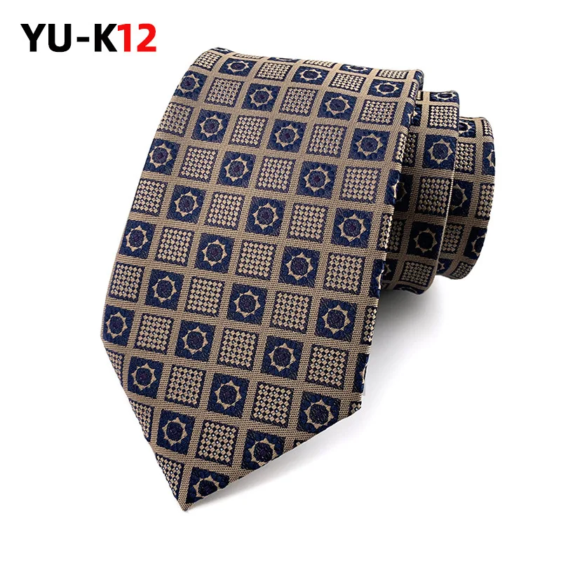 Corbata de 8CM para hombre, corbatas marrones Vintage, accesorios de traje de moda, corbatas de negocios formales, regalos para hombres