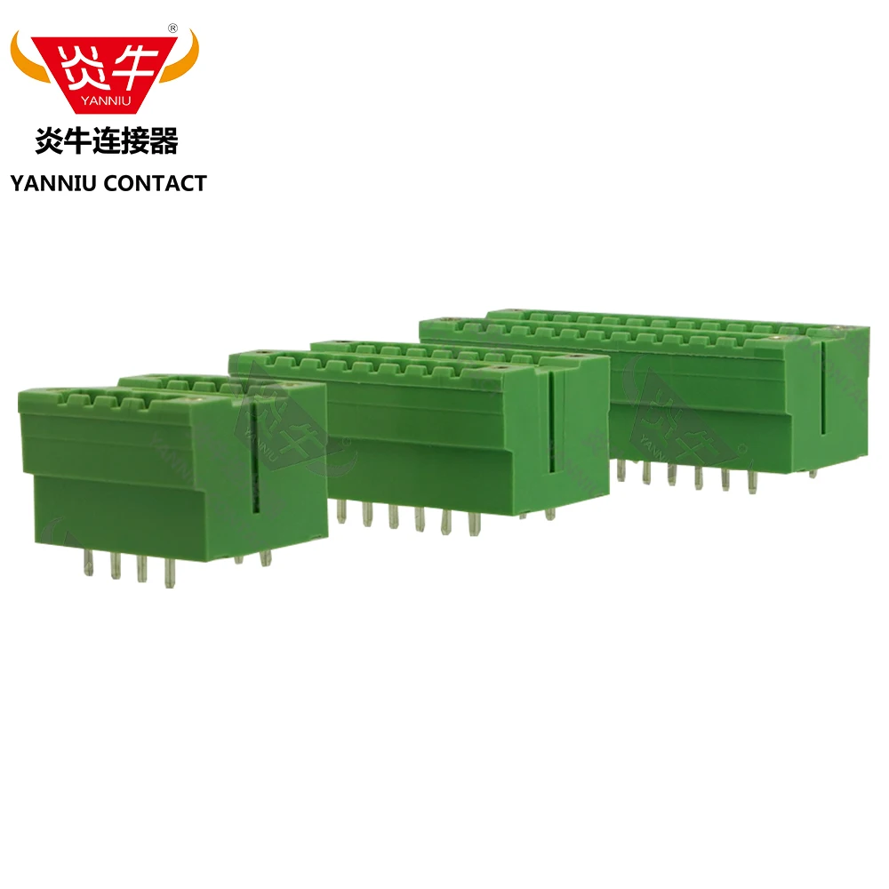 10Pcs KF2EDGVHM 5.0 2P ~ 12P PCB CONNECTOR PLUG-IN TEMINAL BLOCK 2EDGVHM 5.0mm 4PIN ~ 24PIN MDSTBV 2,5 GF PHOENIX DEGSON KEFA