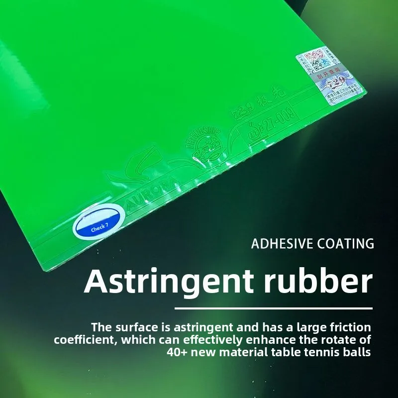 729 AURORA PRO Table Tennis Rubber Sheet Non-sticky Backhand Ping Pong Rubber ITTF Approved Top Sheet with Upgraded White Sponge - view 4