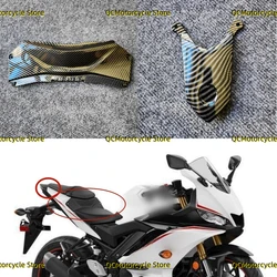 Carbon fiber coating Motorcycle Rear Tail Middle Fairing Cowling Fit For YAMAHA YZF-R25 YZF-R3 MT-25 MT-03 MT03 MT25 2013-2024
