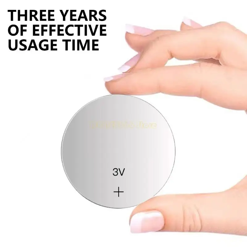 F62C 5PCS CR2450 LITHIUM COIN PIN