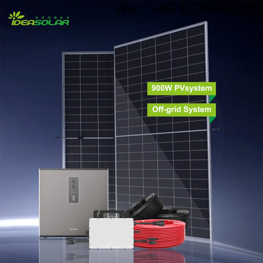 Plug And Play Solar SystemBalcony Solar MicroinverterTongwei 900 Watt Balcony Photovoltaic  Energy Storage System N-Type
