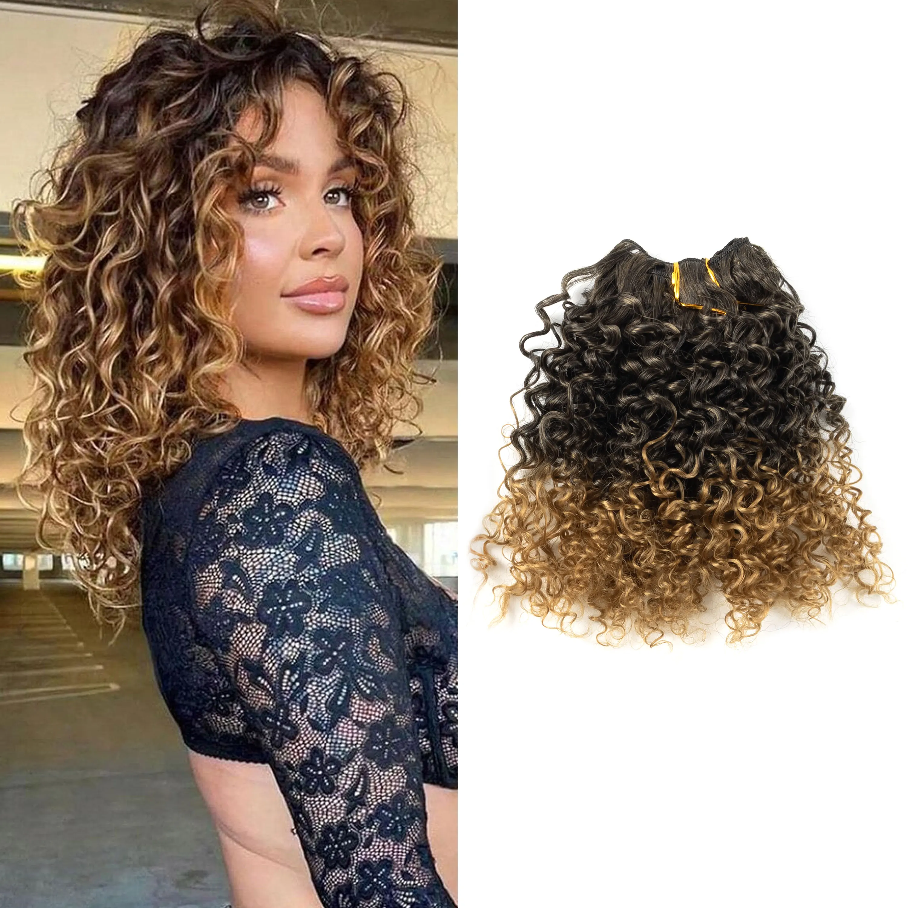 

Термостойкие синтетические волосы Bebe Curl, афро-кудри, 4 шт. в упаковке, испанские кудрявые волосы для наращивания, 4 шт. разной длины в упаковке