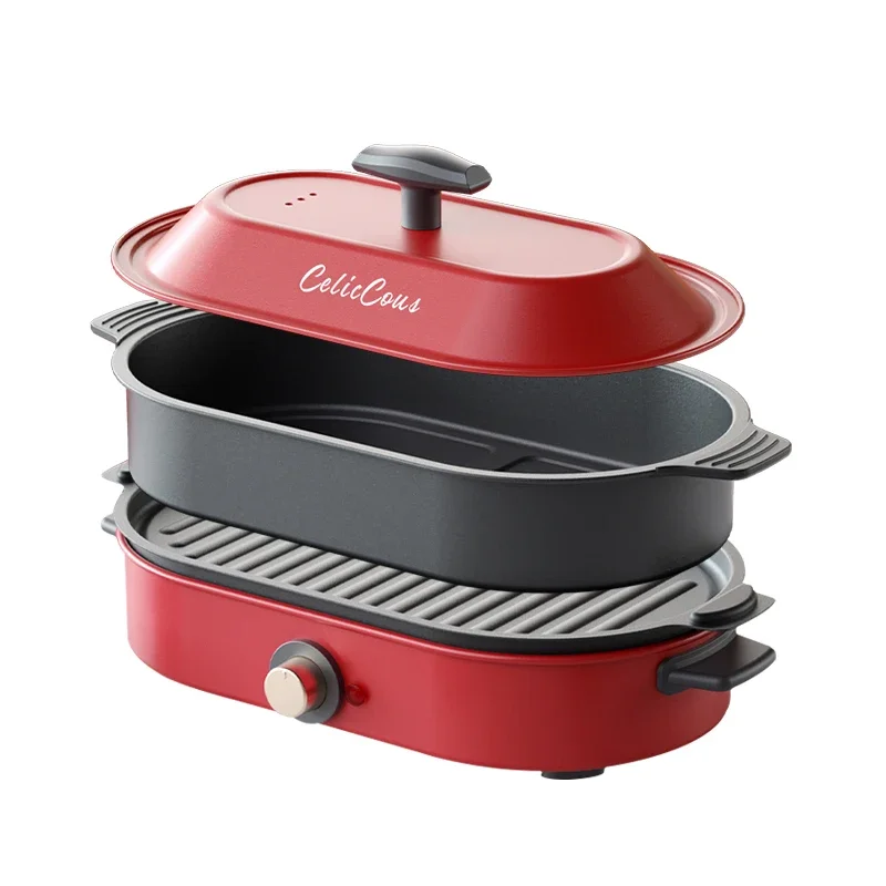 

:Barbecue Hot Pot Assortment Electric Noodle Soup Meat Chinese Hot Pot Induction Cooker Big Kitchen Fondue Chinoise Cookware