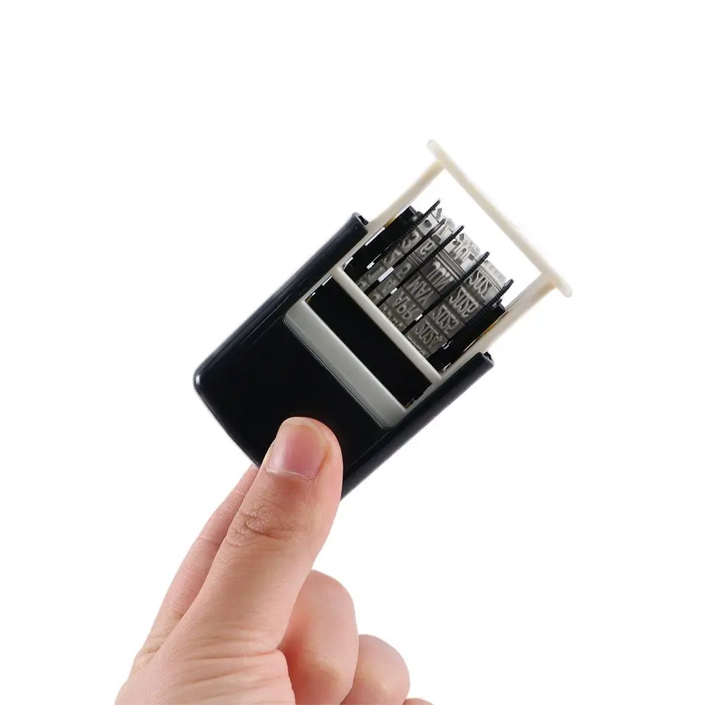 

Self-Inking Dater Account Stamping DIY Convenient Metal Emboss Scrapbooking Office Supplies Date Seal Mud Set Date Stamps