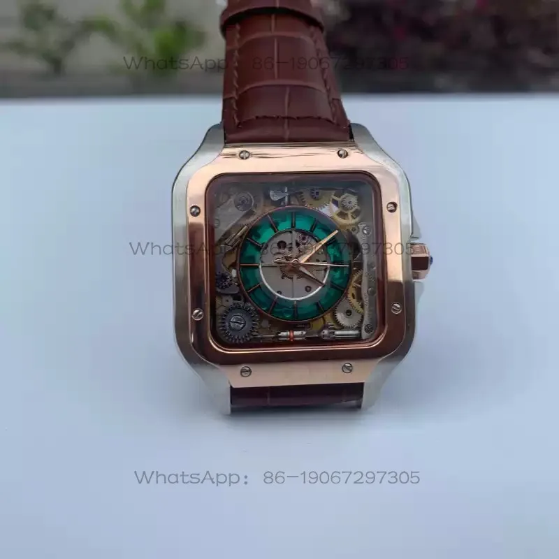 Personalized automatic mechanical square watch retro small square trendy watch