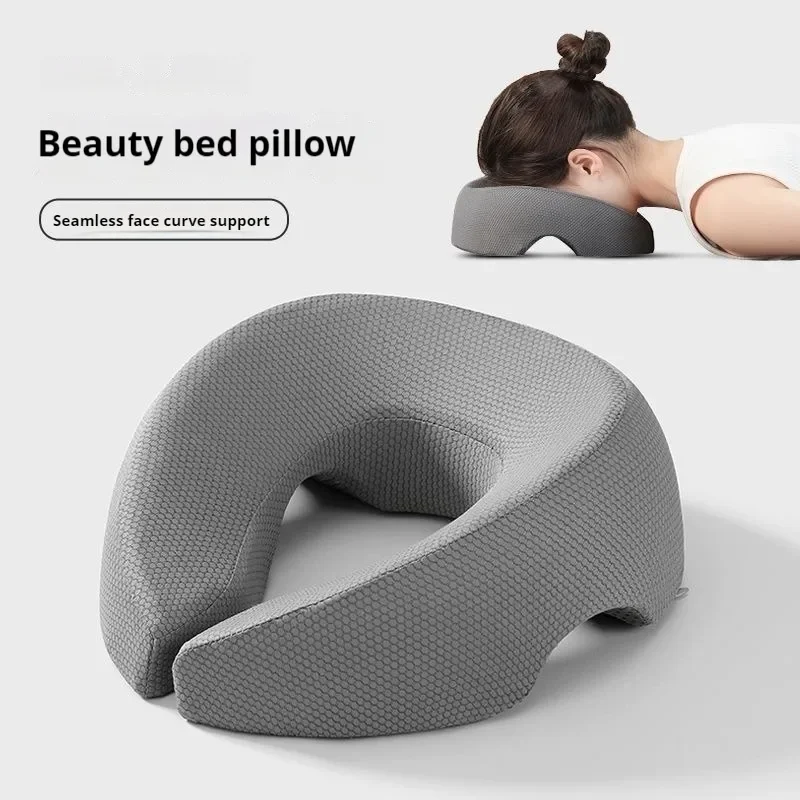 Face Down Pillow Ergonomics Lying Down Pillow Breathable Head Rest Support Pillows Face Rest for Sleeping Home Beauty Salon