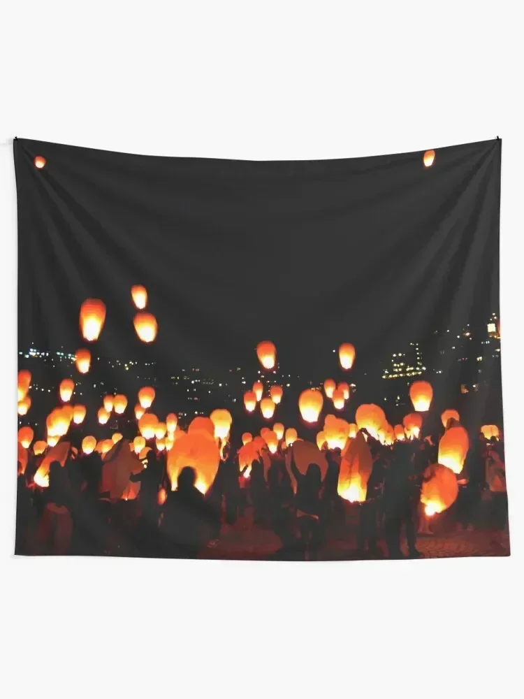 Let The Lights Fly High Tapestry Outdoor Decoration Bedroom Decorations Wall Deco Tapestry