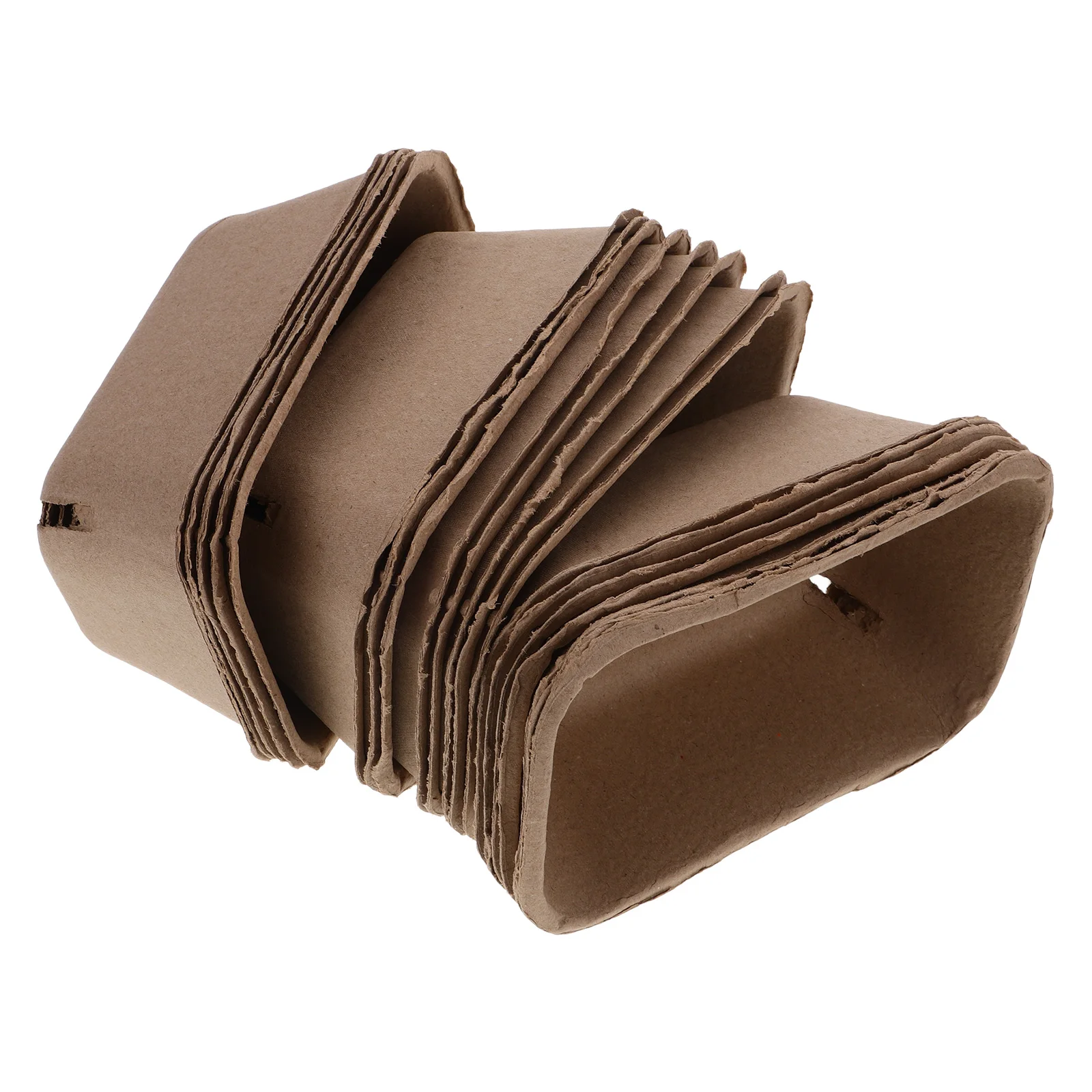 

20 Pcs Fruit Tray Berry Basket Corrugated Paper Containers for Storage Supplies Strawberries Blueberries