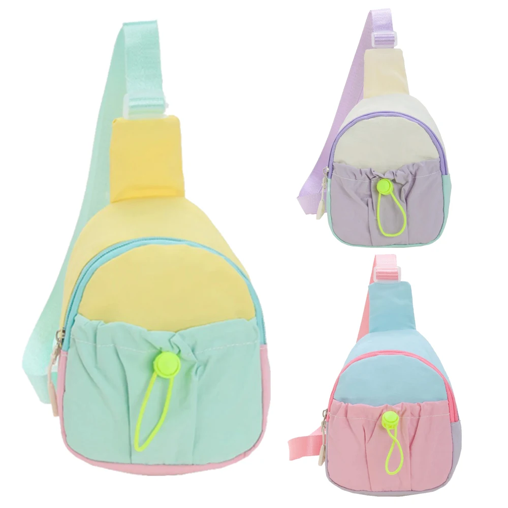 

Children Chest Bag Fashionable Kid Crossbody Bag Cute Waist Storage Pouch Boys And Girls Zipper Coin Purse Children's Gifts