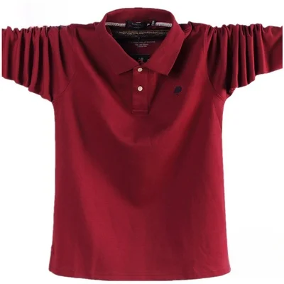 

Мужская одежда больших размеров: свободная рубашка из чистого хлопка с длинным рукавом, повседневный городской стиль