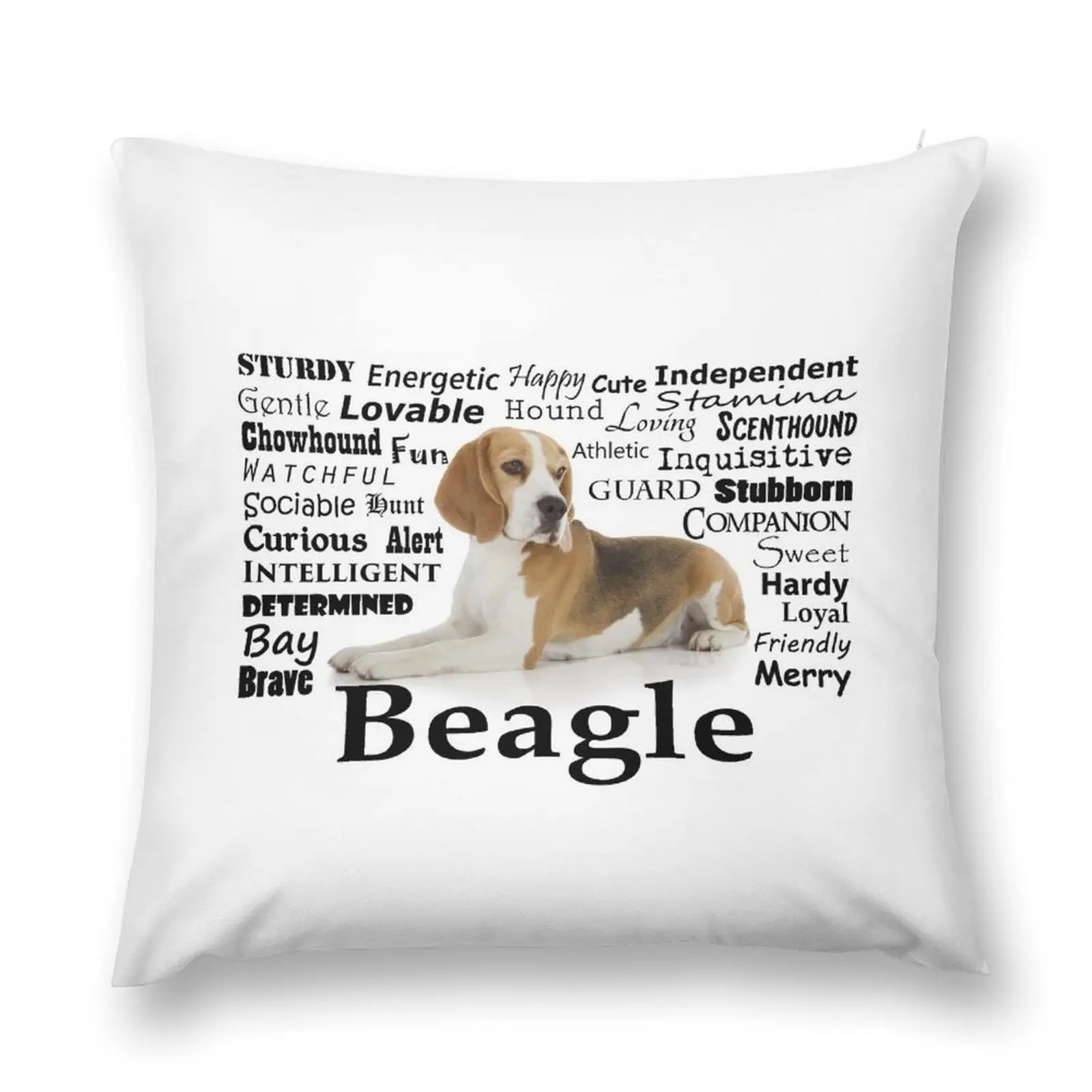 

Beagle Traits Throw Pillow Cushion Cover Set Cushions Home Decor pillow