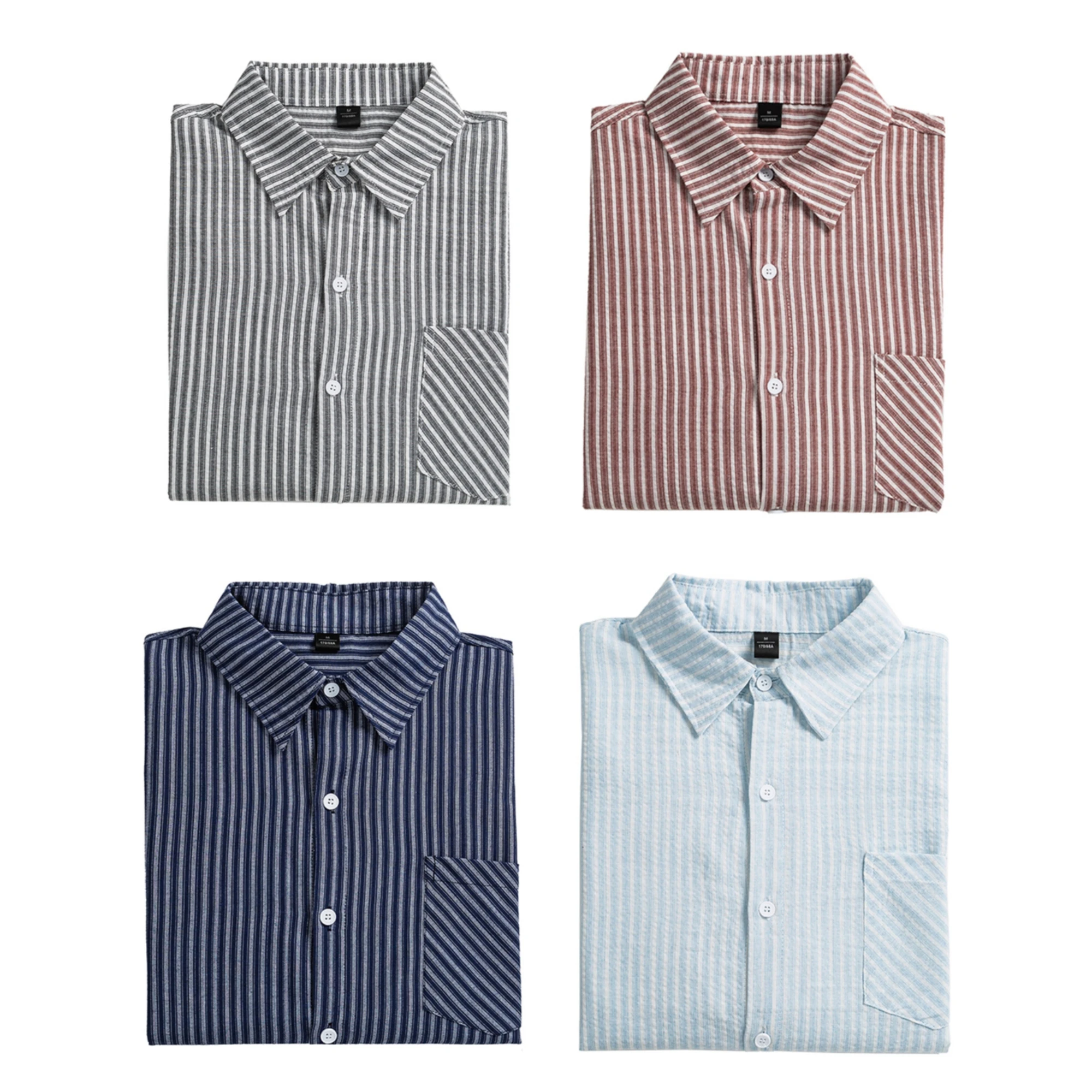 

Весенняя полосатая блузка для женщин с длинным рукавом, повседневная элегантная рубашка больших размеров, дизайнерский женский топ