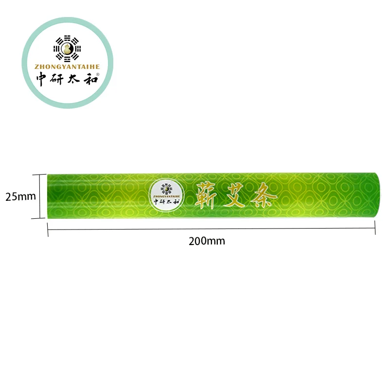 

ZHONGYAN TAIHE Original 2.5*20cm Thick Moxa Sticks Traditional Chinese Moxibustion Full Body Acupoint Relaxation and Wellness