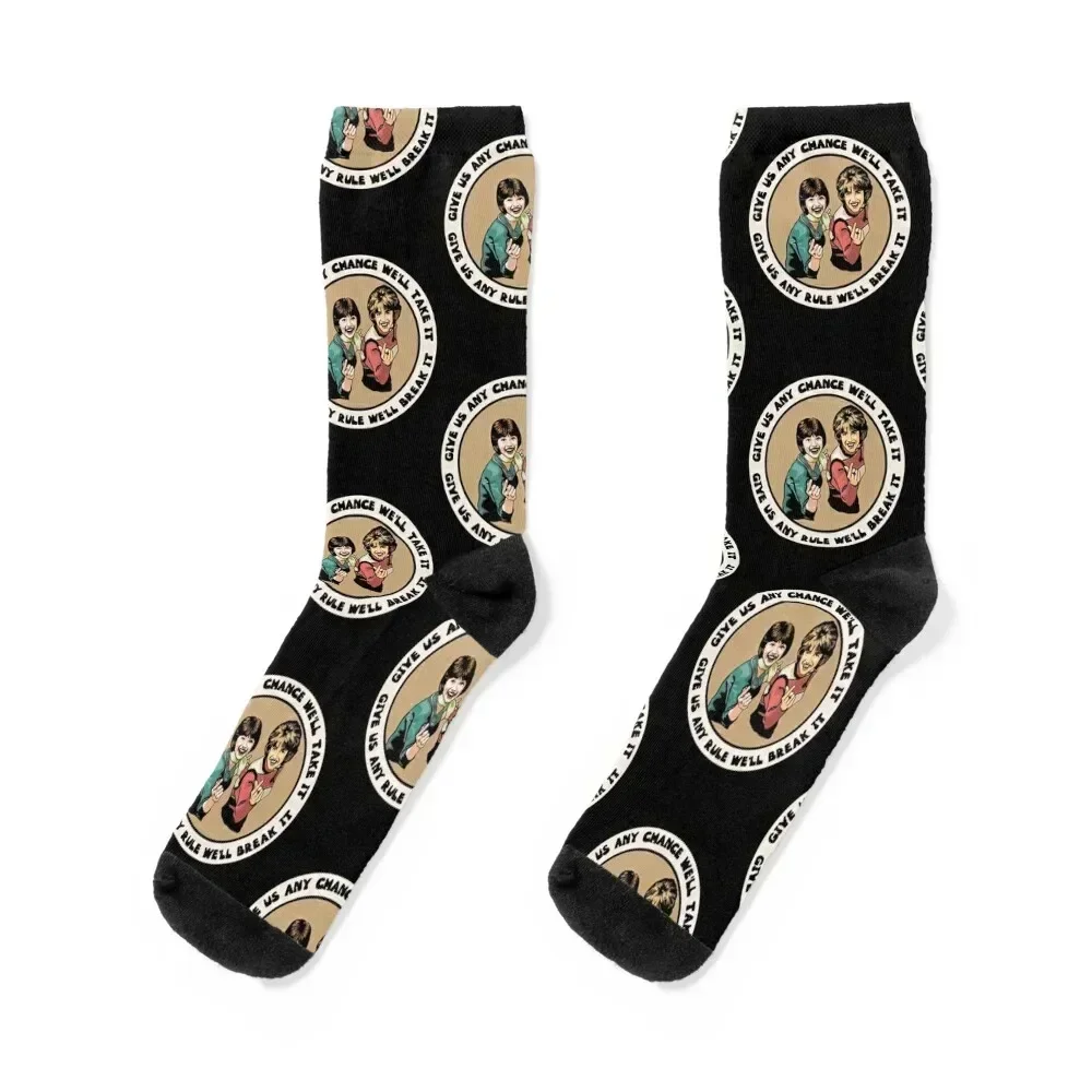 

Laverne and Shirley Posters and Art Socks loose Stockings compression with print gym Designer Man Socks Women's