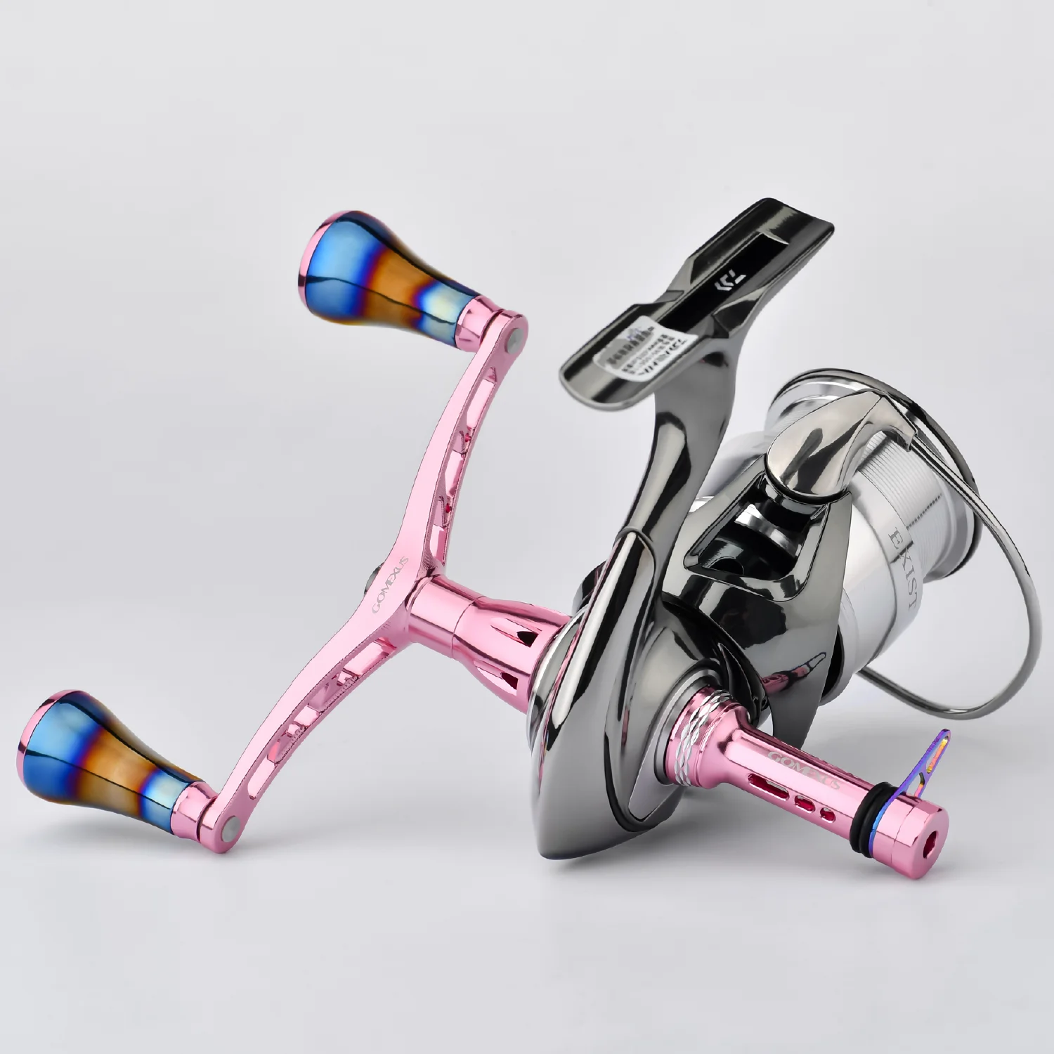 Gomexus Handle Eging Fishing 98mm reel Handle With 20mm Titanium Knob For Stella Twin Power XD Stradic Vanquish Sephia reel