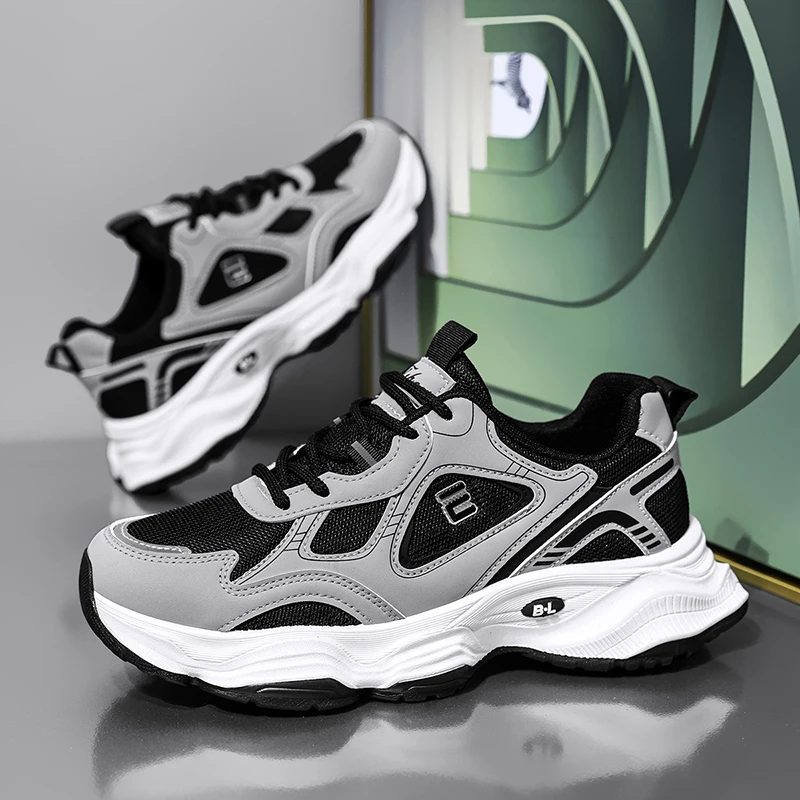 

Men's Shoes Fashion Outdoor Casual Shoe Lace Up Platform Sneakers Comfort Running Shoes for Men Training Shoes Tenis Masculino