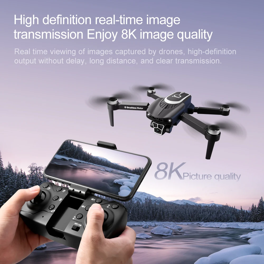 

Optical Streaming Aerial-Drone Sturdy Wind Resistant Quadcopters Camera Novelty Birthdays Gift