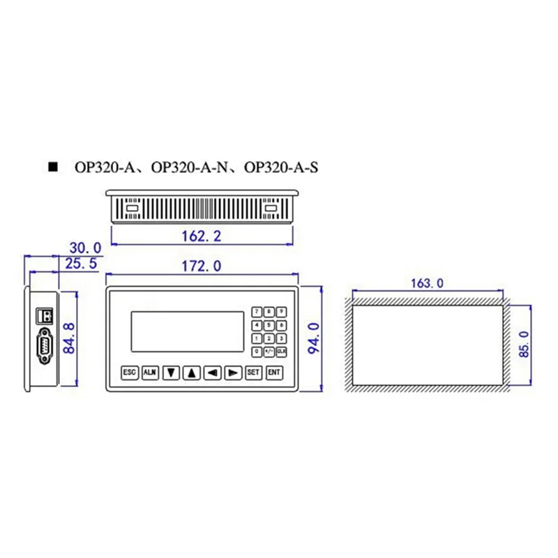 หน้าจอแสดงผล MD204L รุ่นยอดนิยม รองรับการใช้งานร่วมกับ V8.0 MD204L รองรับการสื่อสาร 232 และ 485