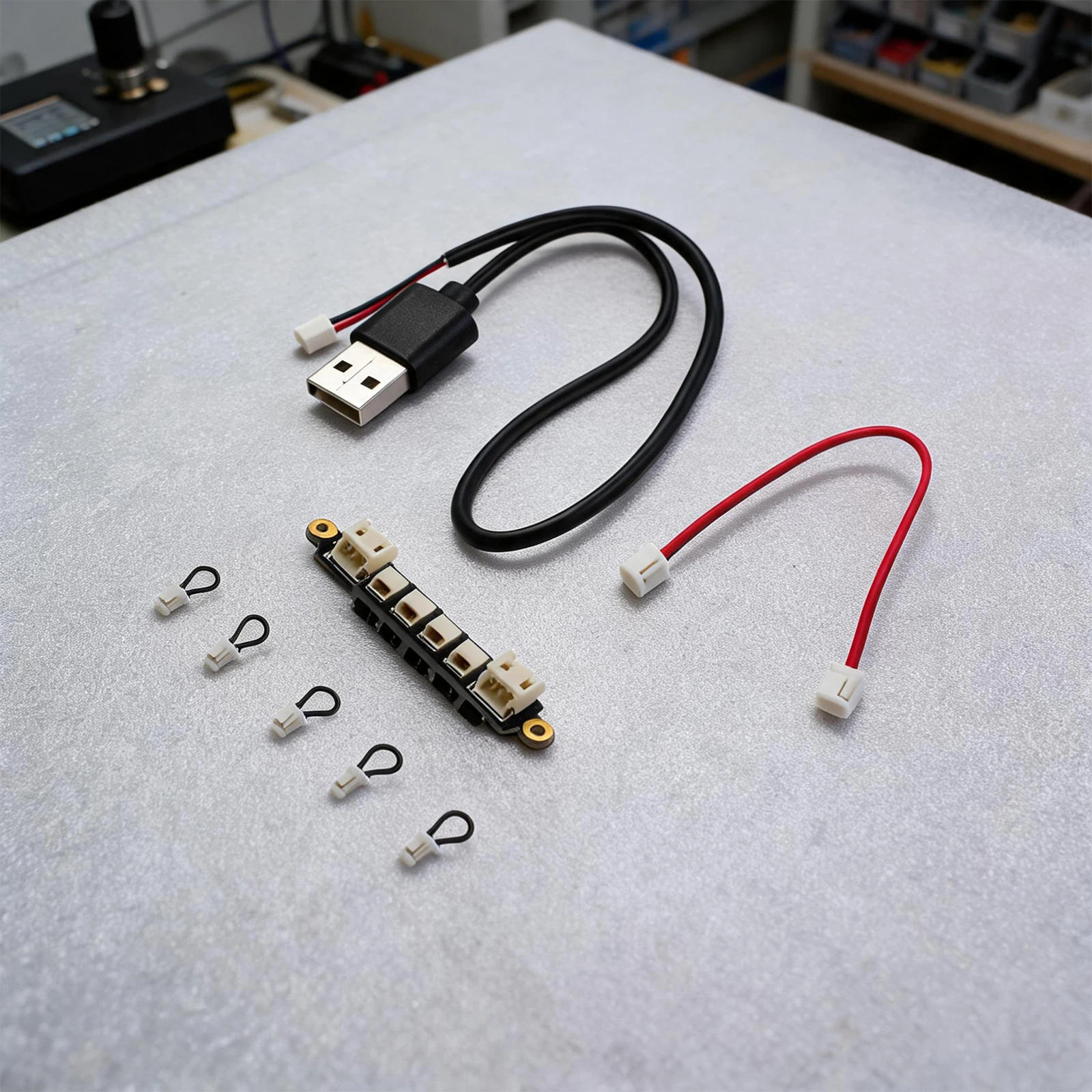 Four Channel Power Distributor Board IA005 For 3D Printed Model With Switch Control And LED Status Indicator Module