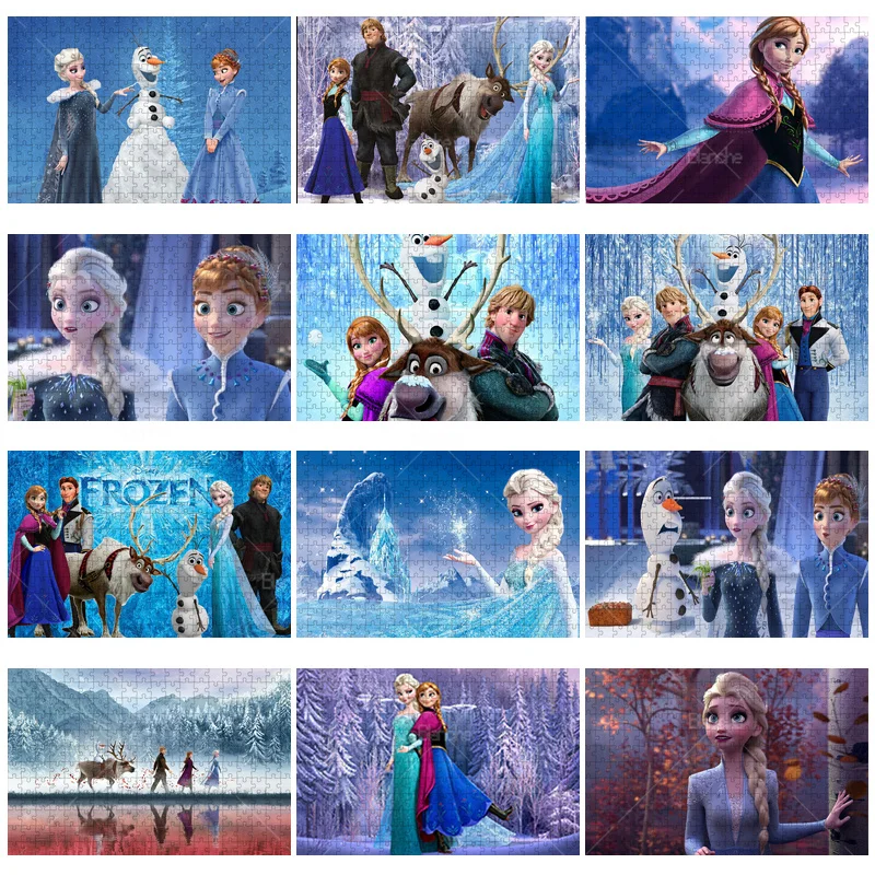 

Пазлы Disney «Холодное сердце», Эльза, Анна Олаф, 1000 шт.