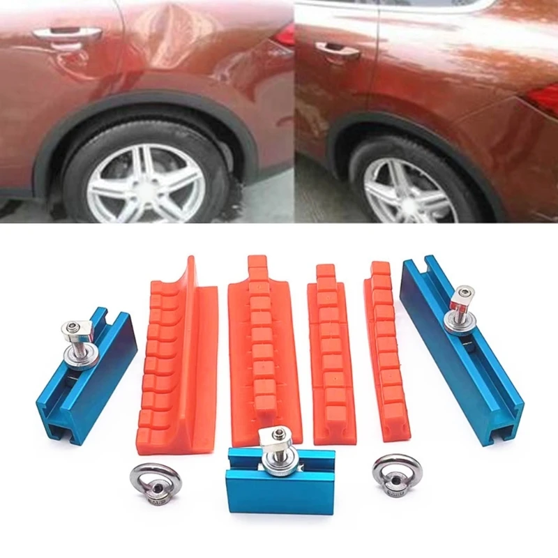 

Auto Body Sheet Metal PaintlessBump Removal Car Long Dent Repairing Accessories Pulling Tabs Set Traceless Remover