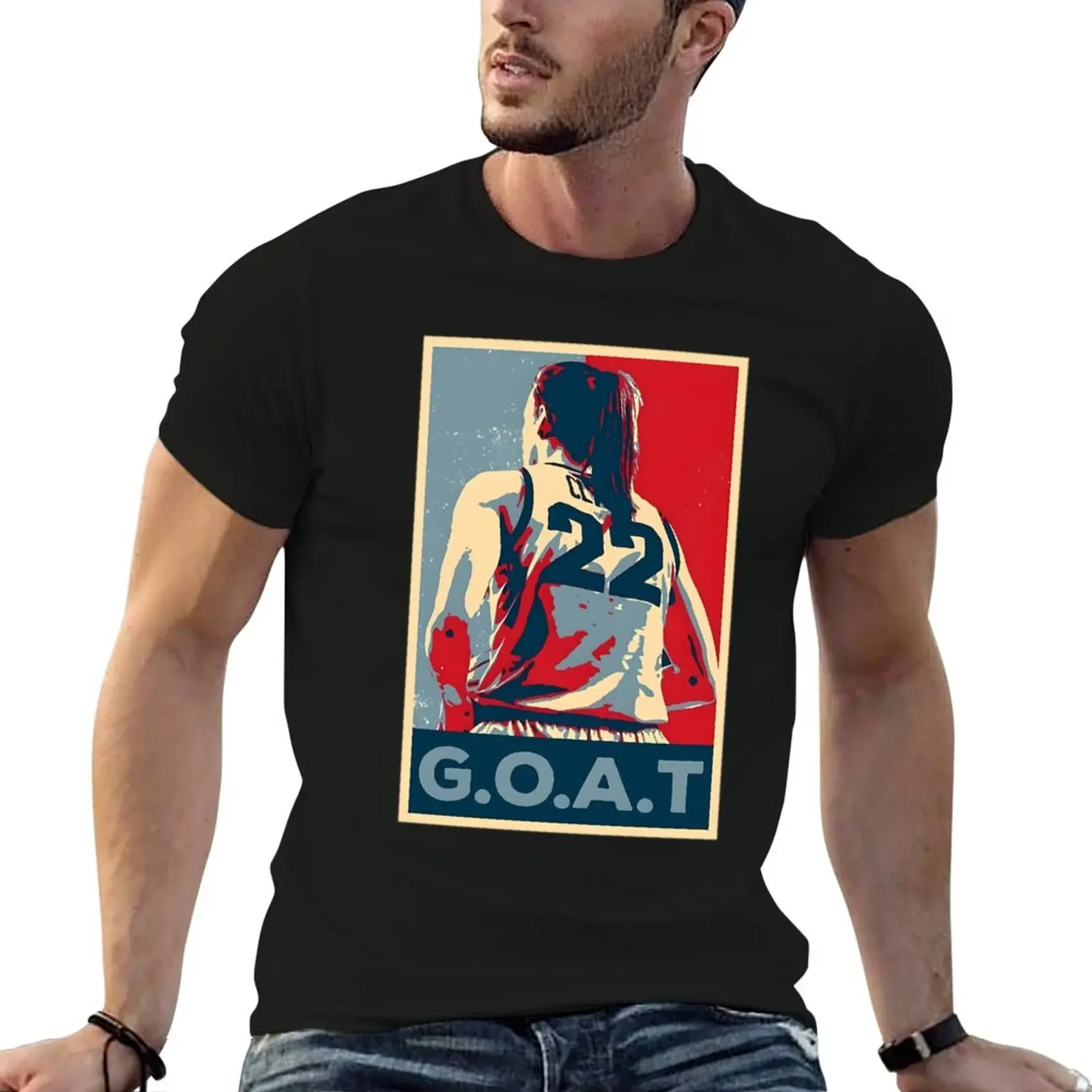 

Caitlin Clark Goat T-Shirt shirts graphic croswit shirt man t shirts for men cotton