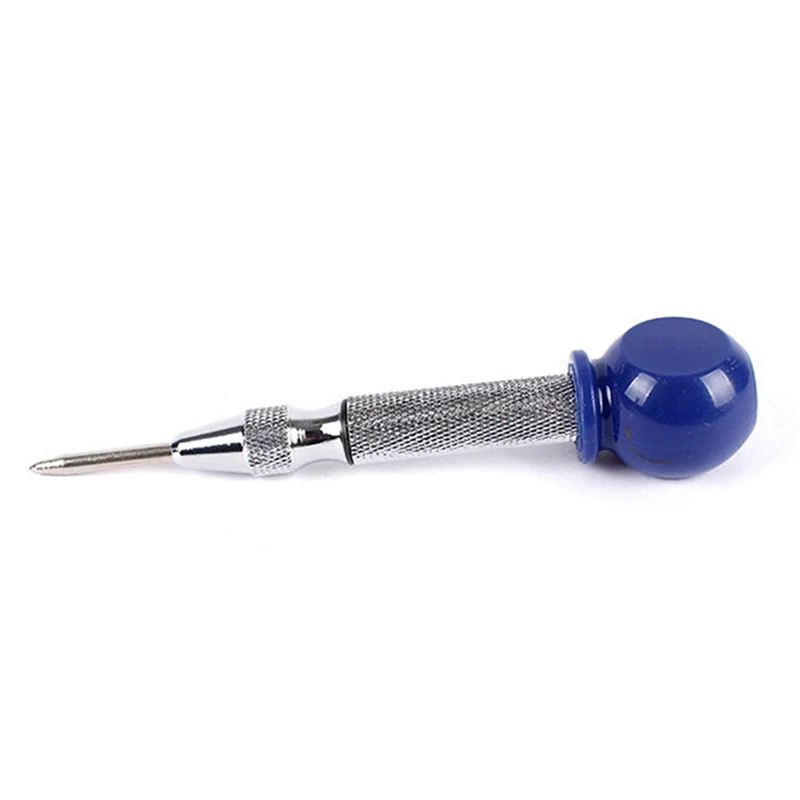 A23T Automatic Center Punch Center Hole Punch Spring Loaded Punch 4Pcs 13cm for Wood Metal Plastic Glass Marble