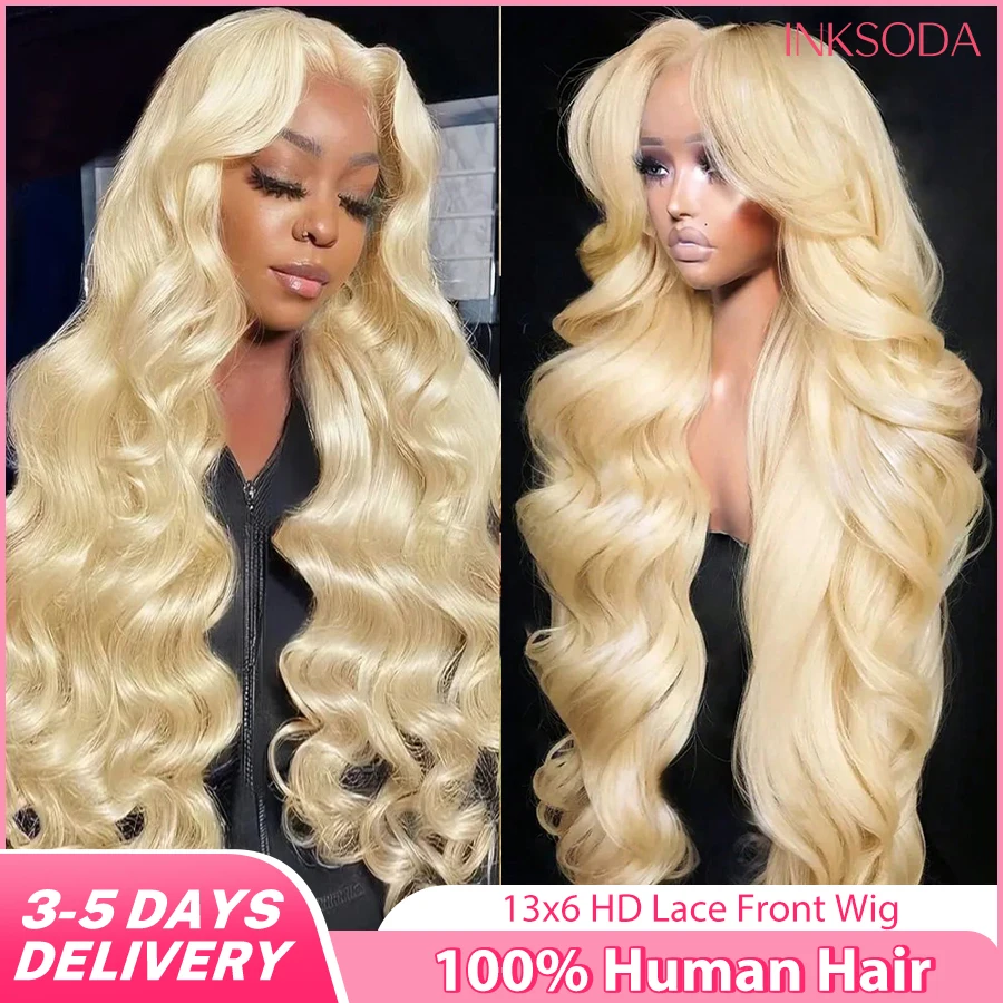 

30 Inch 613 HD Lace Frontal Wig 13x6 Blonde Body Wave Lace Front Wigs Human Hair Colored 13x4 Lace Front Wigs For Women Glueless