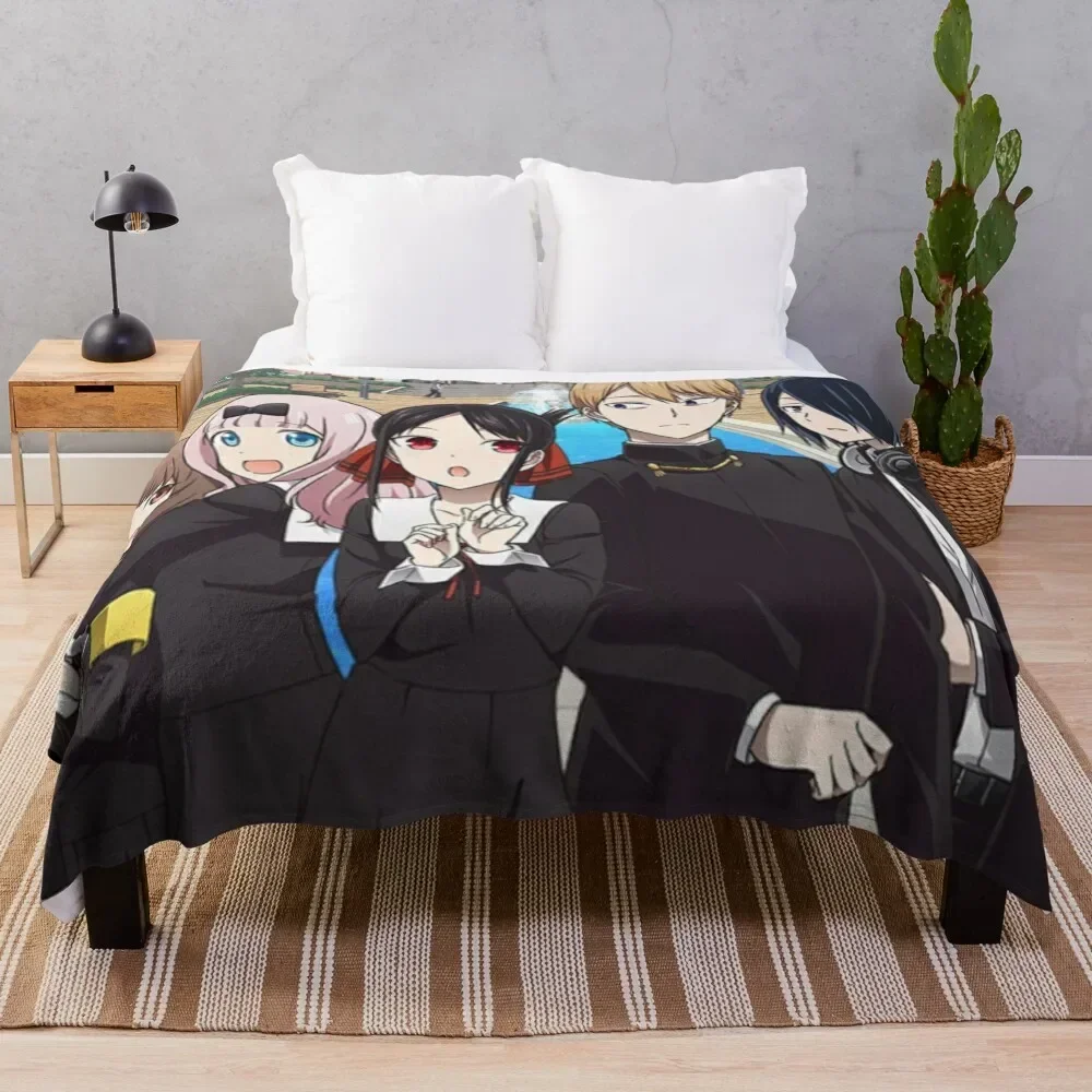 

Kaguya Sama Throw Blanket Camping cosplay anime Blankets