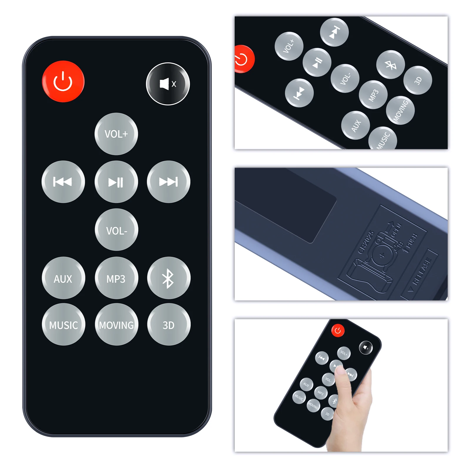 جهاز تحكم عن بعد جديد لـ Alba 50W 2.0 Soundbar SR-30 مع بلوتوث