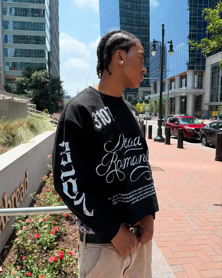 Summer Patchwork Long Sleeve T-Shirt for Men