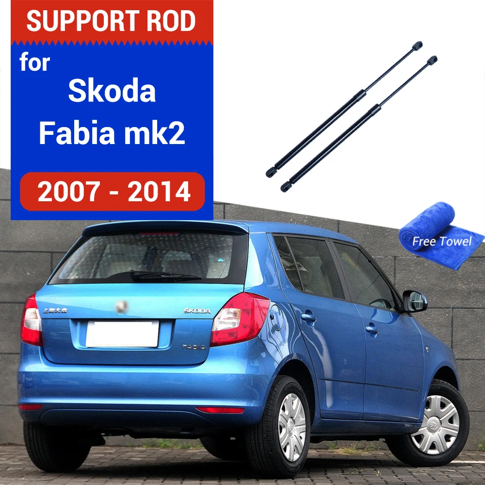 Rear Door Support Hydraulic Lift Rod For Skoda Fabia 5J MG 2008-2014 Strut Spring Shock Bars Bracket Accessories